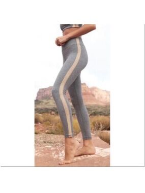 Spiritual Gangster Navy and Gold Yoga leggings